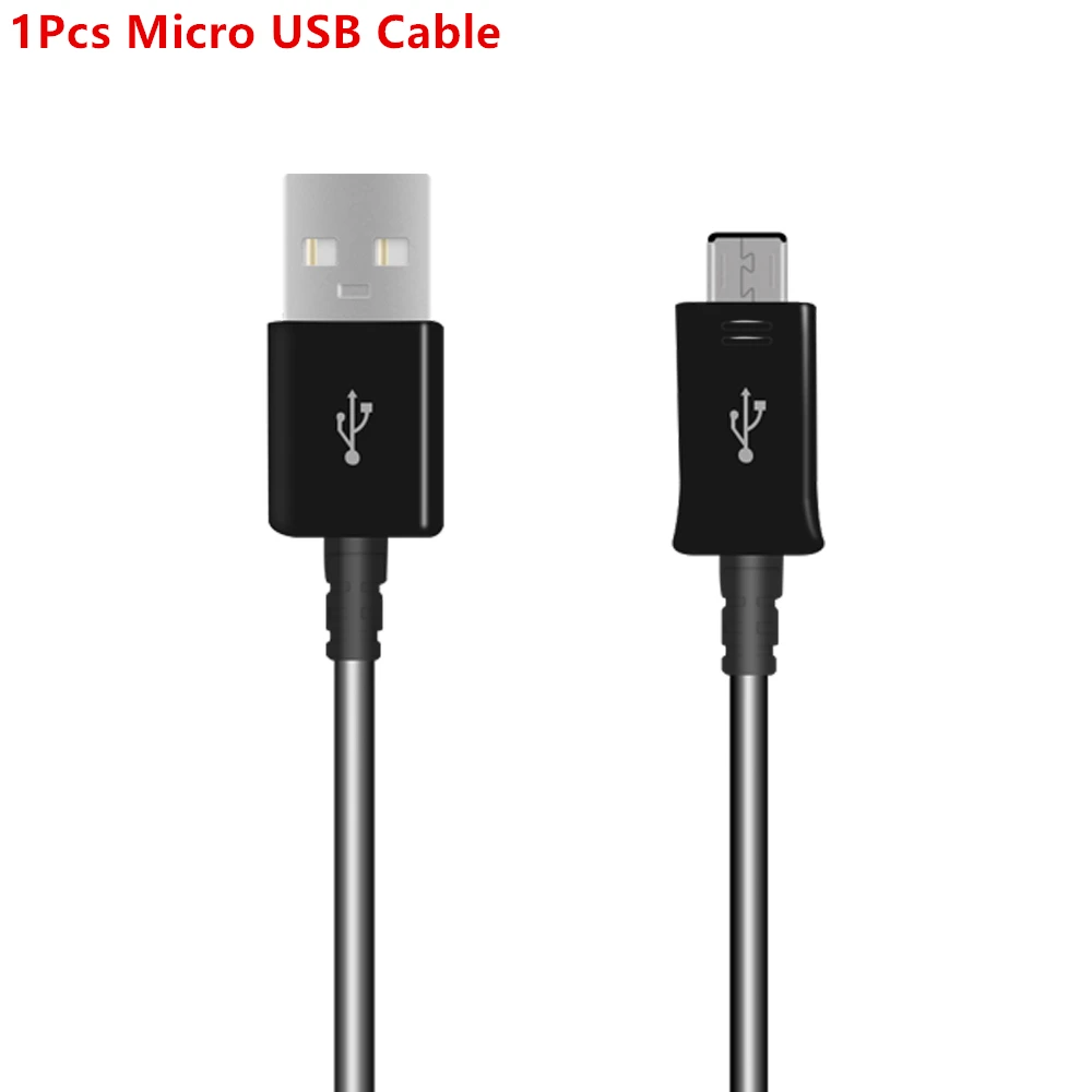 Micro USB Cable Для samsung Galaxy S3 S4 S6 S7 Edge Note 4 5 J2 J3 J5 J7 настенное зарядное устройство адаптер для путешествий EU 1 м usb кабель для зарядки Redmi 7A - Тип штекера: Micro USB Cable