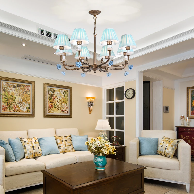 Кантри кантри люстры скандинавские гостиные спальни столовые светильники