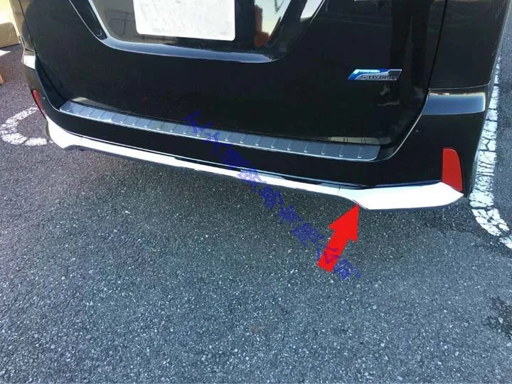 Для NISSAN SERENA C27 ABS хромированный задний бампер Нескользящая защитная пластина аксессуары