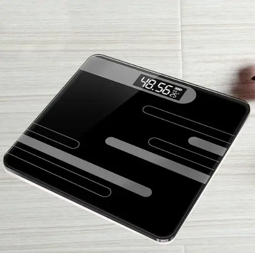 Usb charging Напольные весы для ванной комнаты, цифровые весы для тела, весы для ванной комнаты с подсветкой, дисплей 400 фунтов, емкость и точные измерения D30 - Цвет: Usb charging