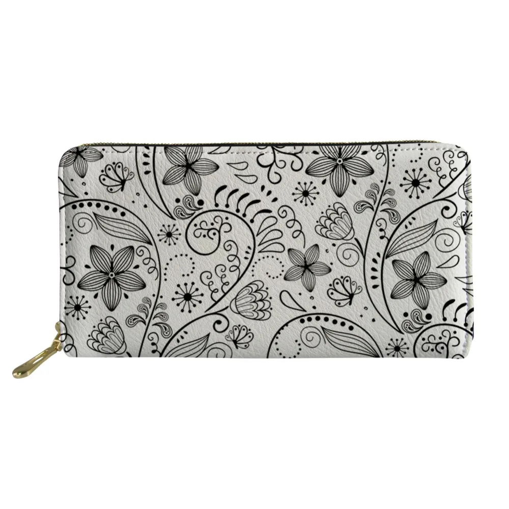 cute small floral wallet Women Long Wallet lovely Mini Dachshund Girl Coin Card Cases Bags Travel Storage Money Purse for girls | Багаж и