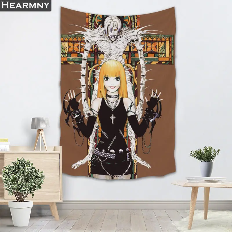 15 Настенный гобелен с надписью «Death Note», домашние декоративные гобелены пляжное полотенце Йога коврик, одеяло, скатерть, гобелен - Цвет: 15