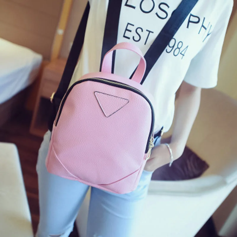 Бесплатная доставка Новый Мода 2017 г. Черный серый цвет розовый мини студент