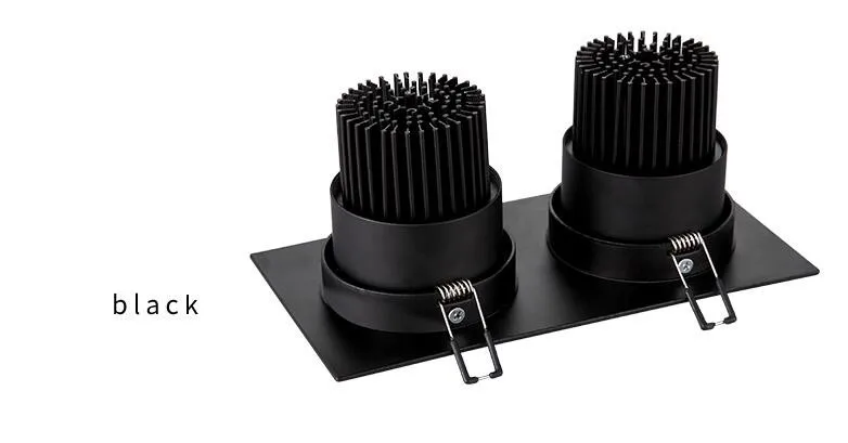 20 шт супер яркий Встроенный светодиодный затемненый потолочный светильник 5 Вт 7 9