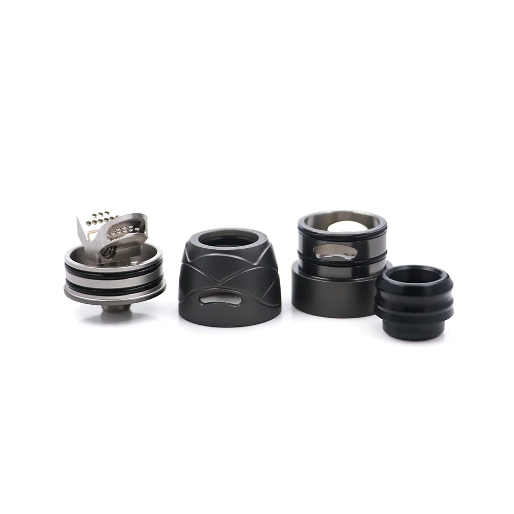 Original Hugsvape Theseus RDA atomizer easy single coil build deck rda 22mm support Squonker mod vs drop | Электроника