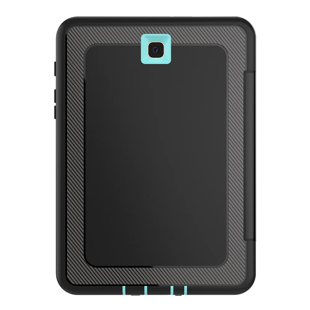 Для samsung Galaxy Tab S2 8,0 SM-T710 T715 3-Слои Smart Cover чехол противоударный ПК+ ТПУ повышенной прочности и защищенности противоударный ТПУ+ ПУ Складной чехол-подставка для планшета чехол