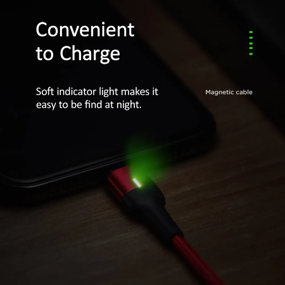 USAMS Магнитный кабель USB Type C 2А для быстрой зарядки USB-C Type-c Samsung Xiaomi магнитное