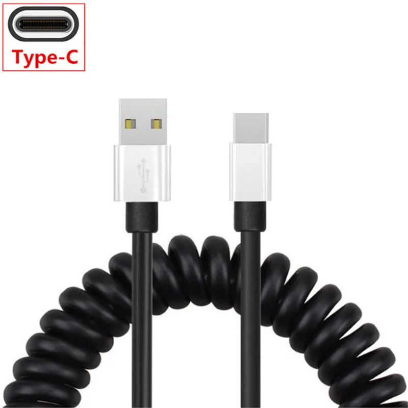 Only Silver Cable Автомобильное зарядное устройство с двумя портами USB для OnePlus 7 Pro 6T 6 5T 5 3t 3 Warp Charge One Plus Dash usb type C пружинный кабель для быстрой зарядки - Тип штекера: Only Silver Cable