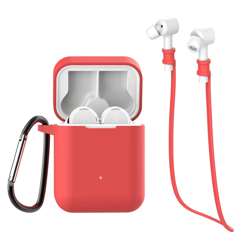 3 in 1 Red Xiaomi mi Airdots pro Air TWS Bluetooth гарнитура истинные беспроводные стерео спортивные наушники ANC переключатель ENC автоматическая пауза управление Touch mi 9 - Цвет: 3 in 1 Red