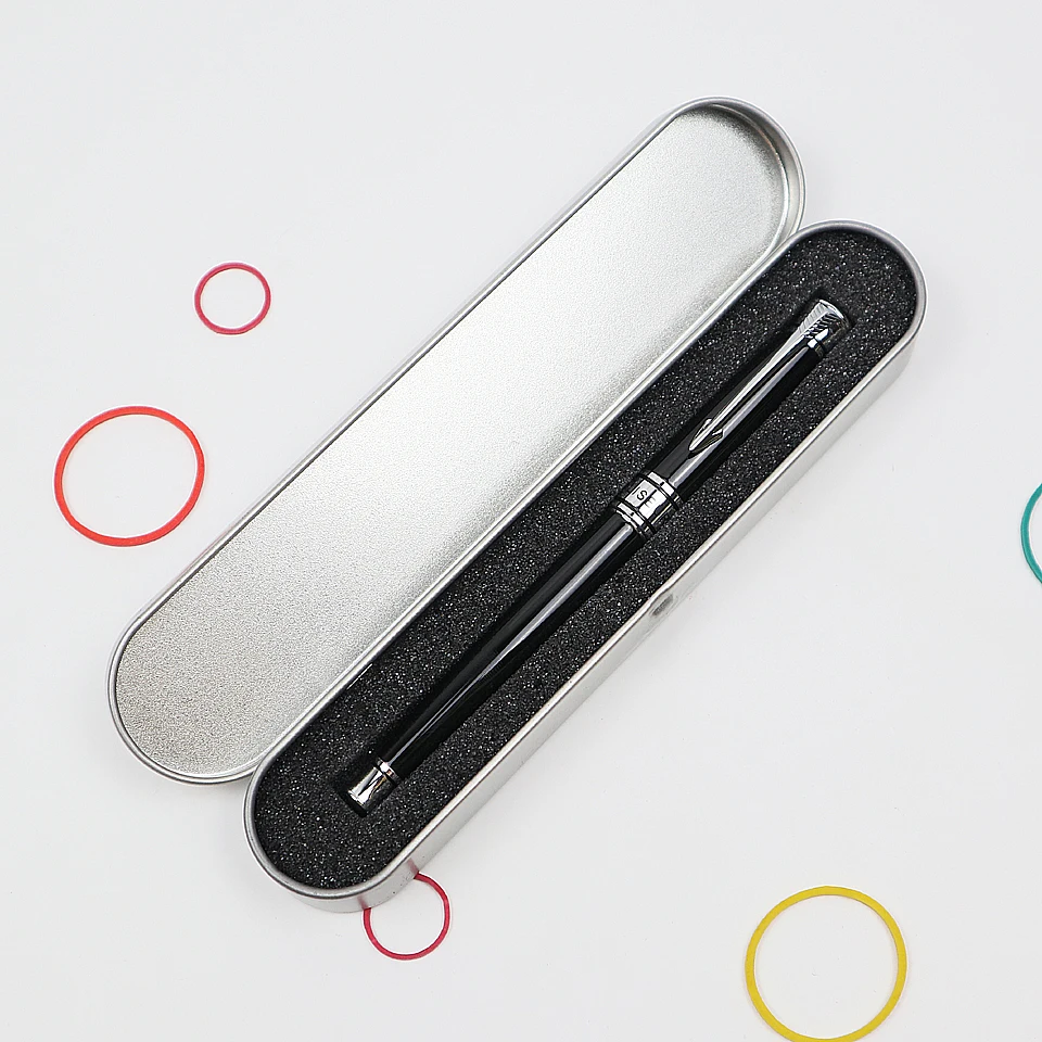 

Fountain Pen Metal Luxury Gift Pen Black Pen Silver Clip Elegant Pens For Writing School Office High Quality ink pens Supplies