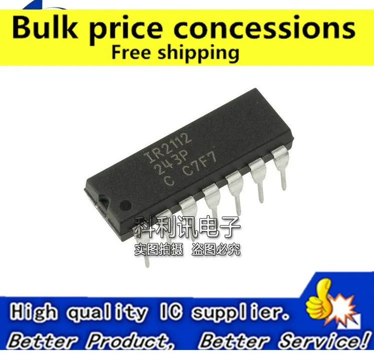 

Бесплатная доставка 50 шт./лот IR2112P IR2112 MOSFET power DIP-14 IR2112PBF