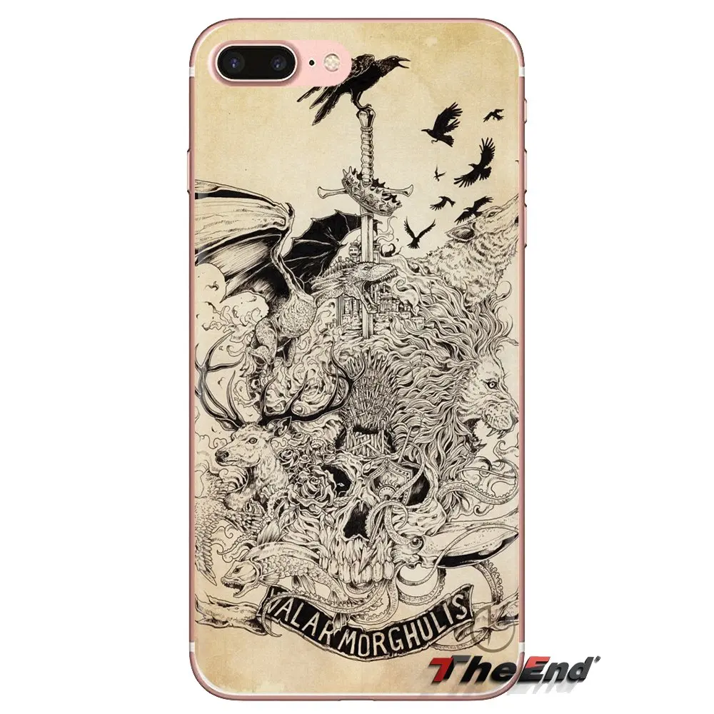 Transparent TPU Bag Case Jon Snow Stark Wolf Game Of Throne For Xiaomi Redmi 4A S2 Note 3 3S 4 4X 5 Plus 6 7 6A Pro Pocophone F1 |