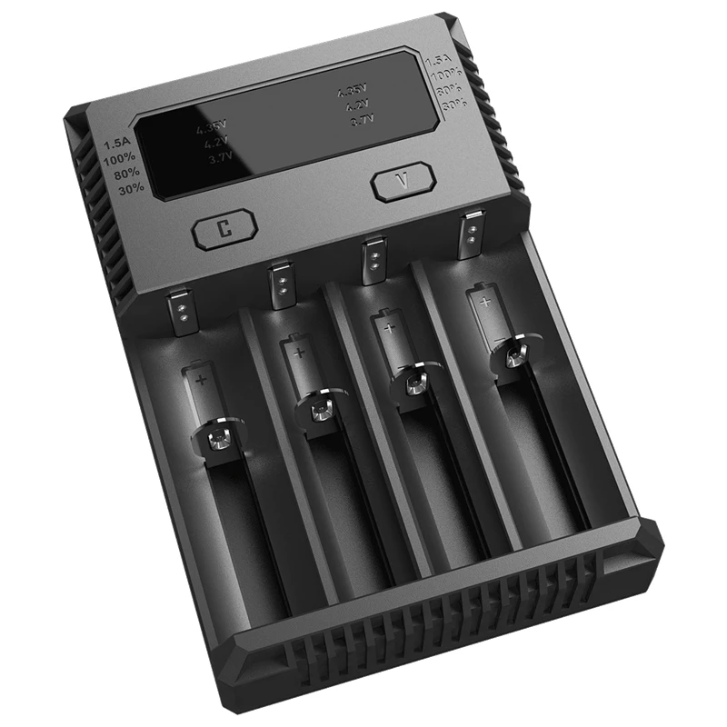 NITECORE I4 зарядное устройство OLED экран Intellicharger для Li-ion/IMR Nicd 16340 10440 AAA 14500 18650 26650 |