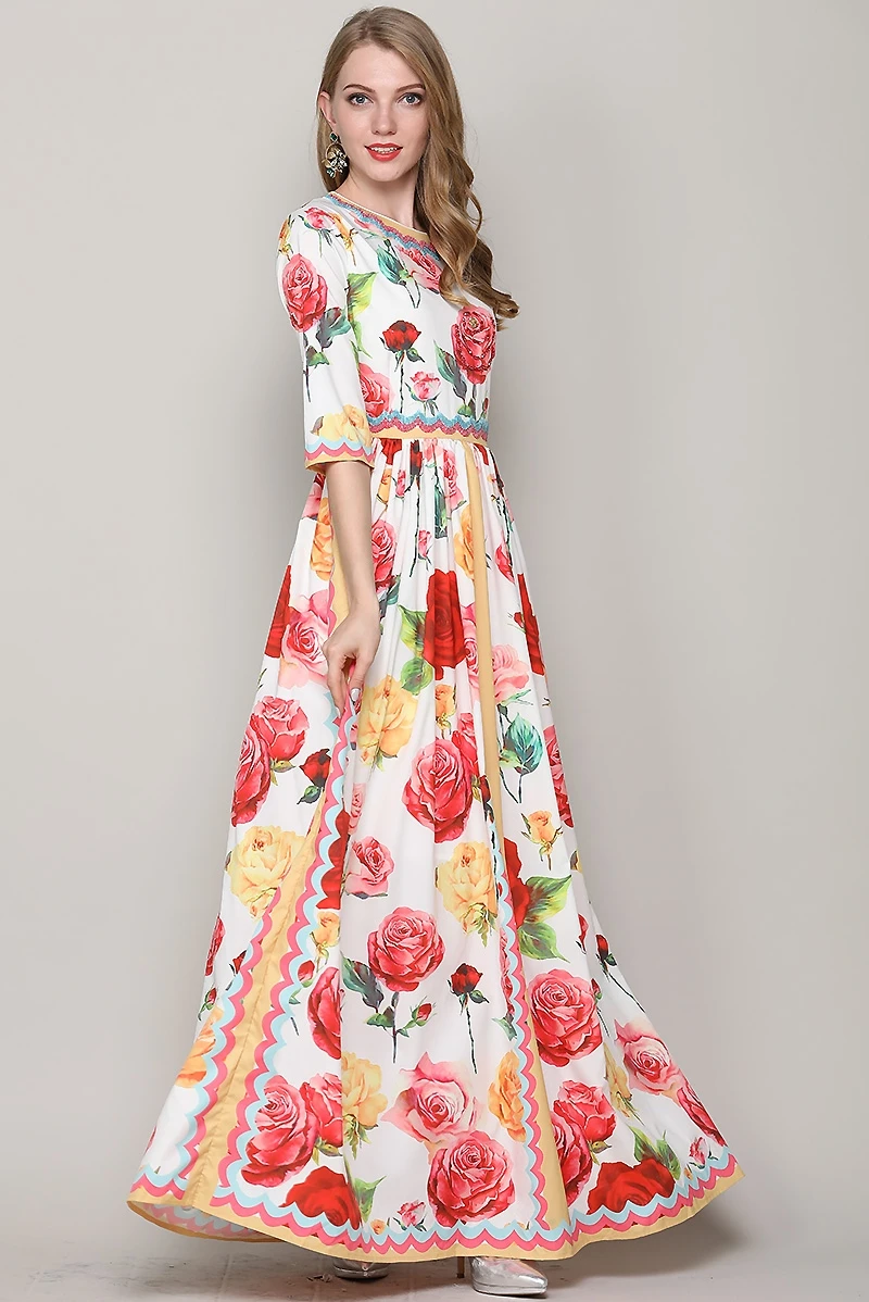 Высококачественное Брендовое женское длинное платье Boho с разрезом Vestidos