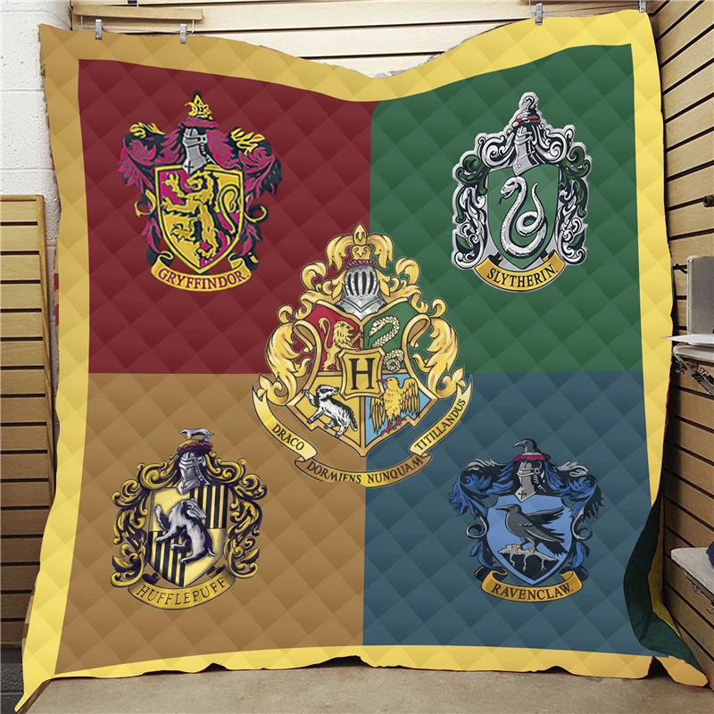 Летнее 3D одеяло Hogwarts для детей постельные принадлежности взрослых мягкое теплое