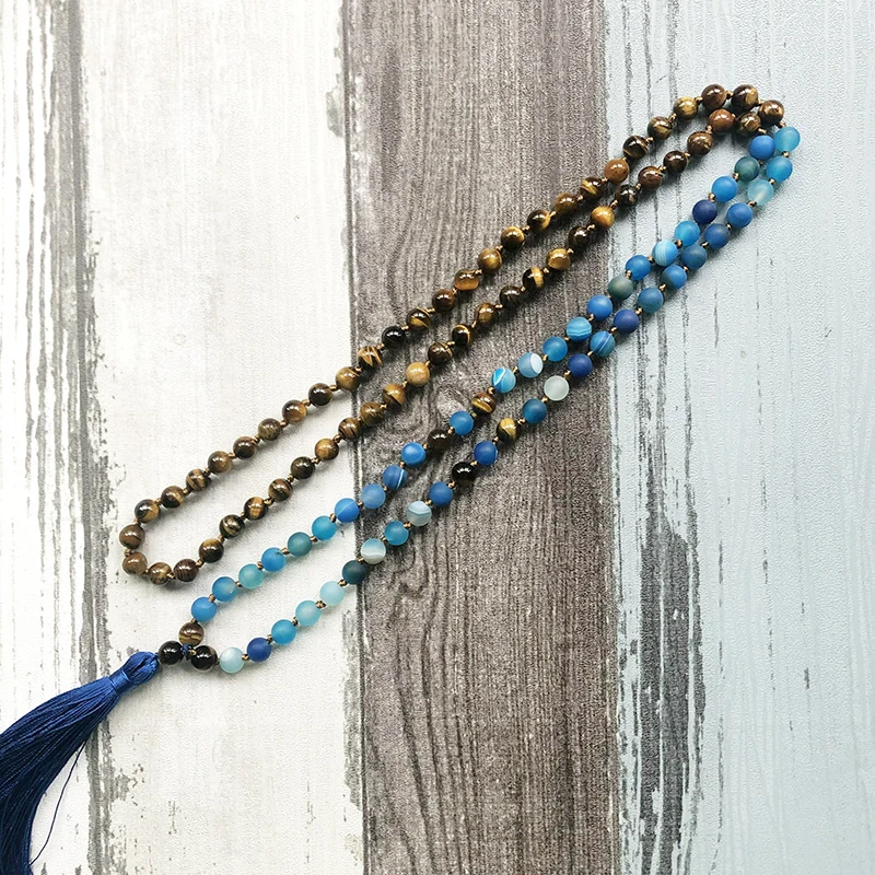 Ожерелья с кисточками ручной работы ювелирные изделия для йоги ожерелье
