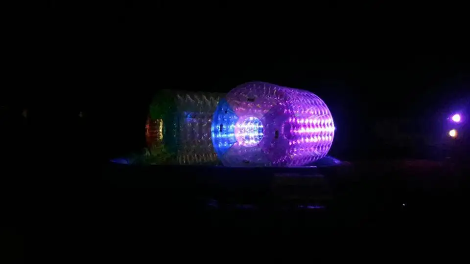 1,0 мм ТПУ надувной водный роликовый мяч для прогулки на водном шаре Аква прокатки мяч, роликовые колеса для взрослых или детей