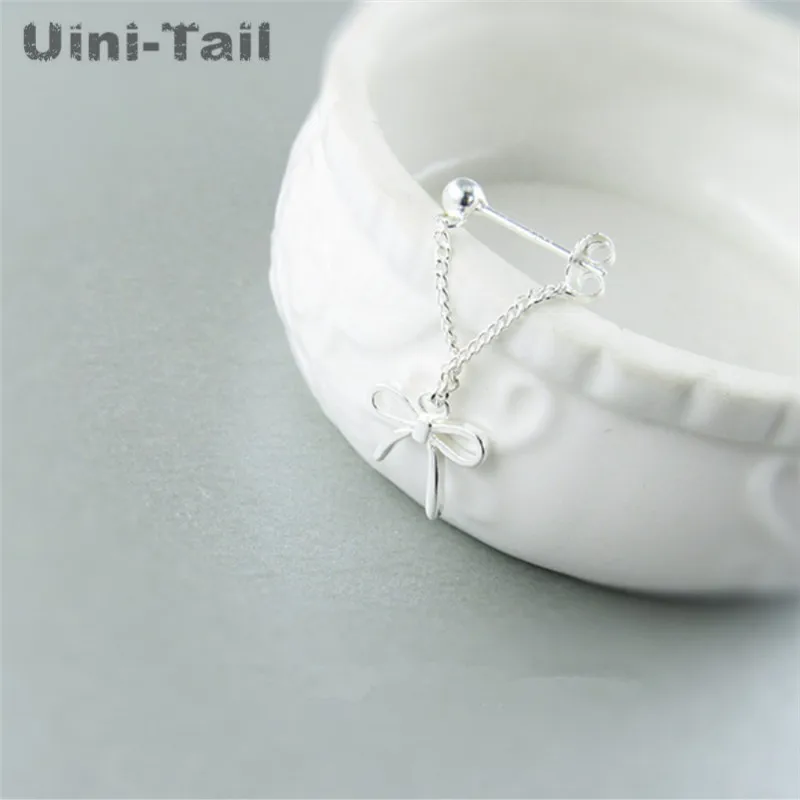 Женские серьги подвески Uini Tail из стерлингового серебра 925 пробы Простые Модные