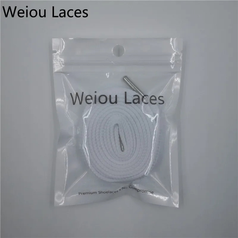 Weiou New Sneaker Coloured Trainer Crazy Athletic FAT Designer Flat Wide Boot Laces Strings 1.8CM/0.7'' Shoelaces Free Shipping