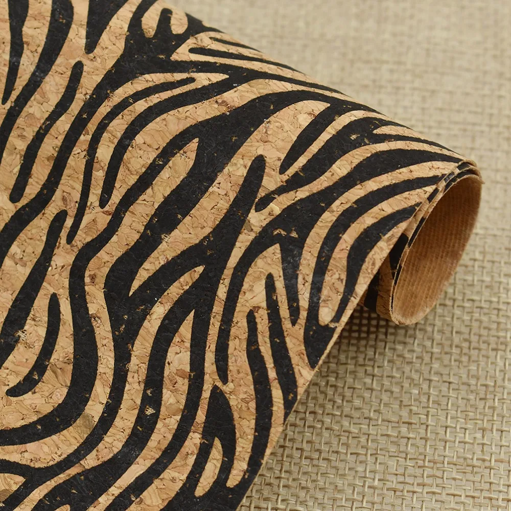 Lychee 29*21cm Cork Fabric Wear Resistant Waterproof Vintage Soft Fashion Retro Stripe Table Profession Crafts | Дом и сад
