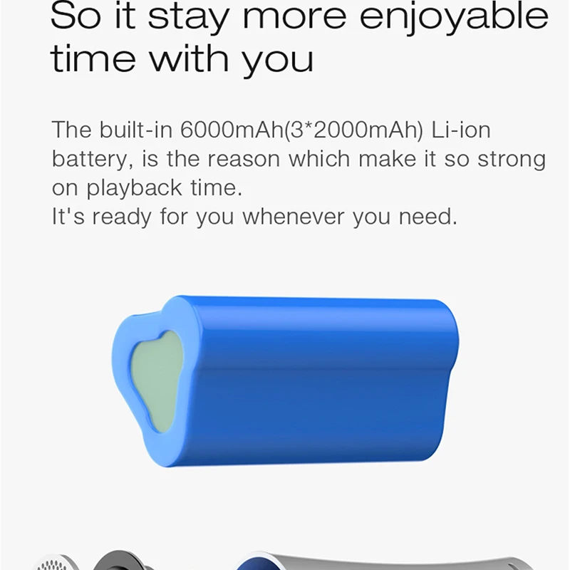 EWA A115 Колонка Bluetooth динамик Встроенный аккумулятор 6000 мАч Высокая мощность Bluetooth динамик s TWS Hifi Bloototh беспроводной динамик