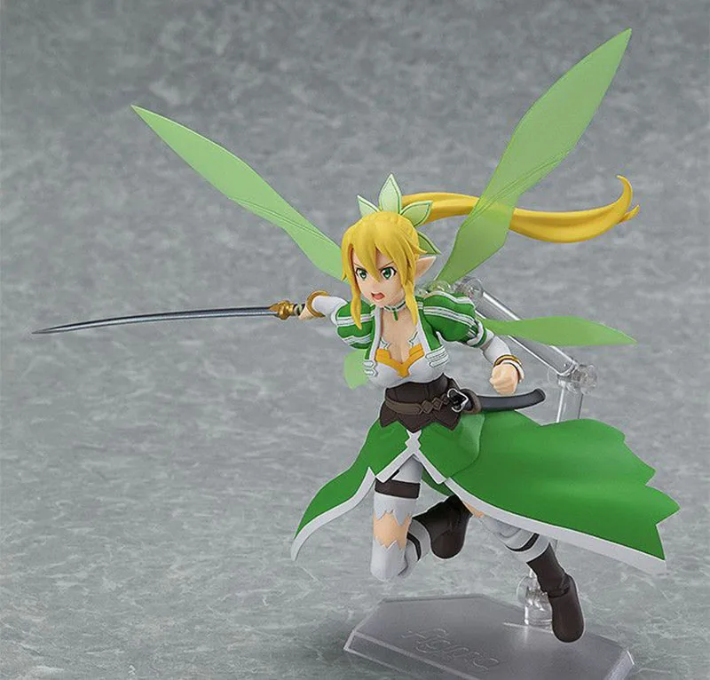2017 New Anime Sword Art Online PVC Action Figures Toys Leafa ALO Figma Dolls Brinquedos Cosplay Gift 14cm | Игрушки и хобби