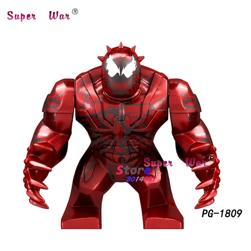 PG1809 Один большой размер Marvel Зеленый Фонарь Kilowog DC желтый фонарь Sinestro Thanos Venom Carnage Бэтмен строительные блоки игрушки - Цвет: PG1809