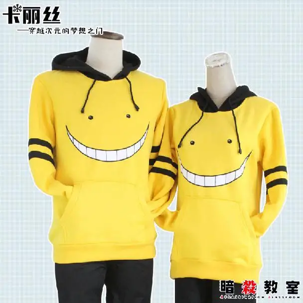 Новинка; Ansatsu Kyoushitsu Korosensei Косплэй аниме-Толстовка Повседневное Для мужчин Для женщин толстовки с капюшоном Кофты Пальто футболки;