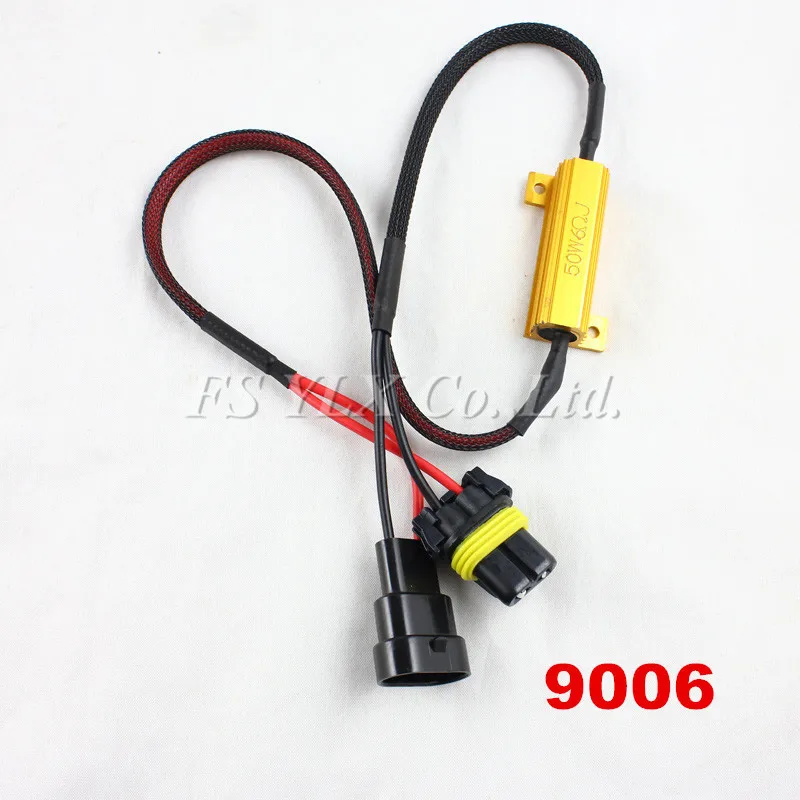 2 шт. Ксеноновые Светодиодные резисторы H7 H8 H9 H11 9005 HB3 9006 HB4 50 Вт 6 Ом|adapter hid|adapter ledadapter