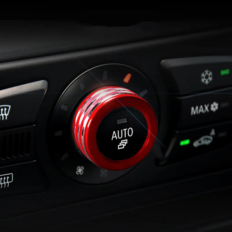 Центральная консоль Кондиционер регулятор громкости кольцо украшение Накладка 4