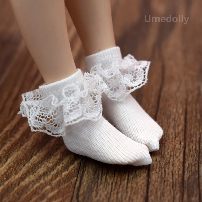 Новинка 1 пара коротких носков Blyth Doll подходящих для Licca Azone Redberry Momoko Barbies кружевные