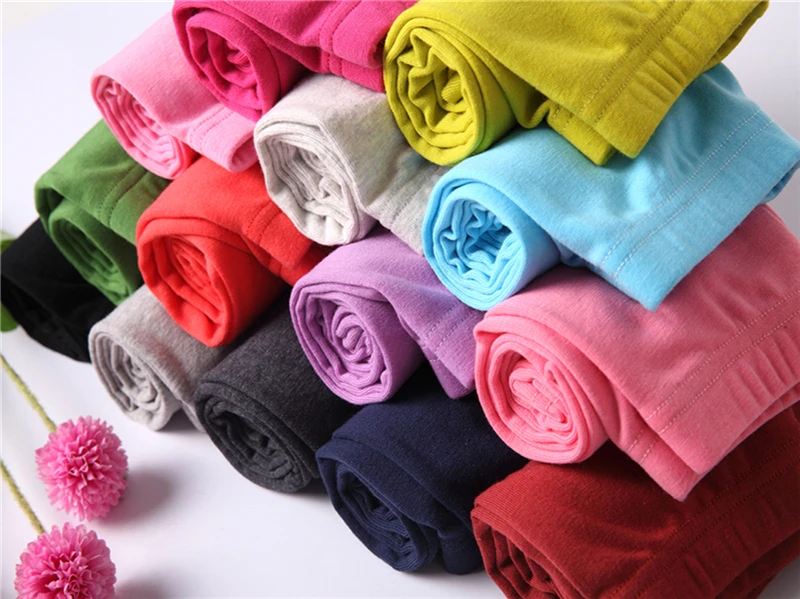 2017 Лидер продаж для маленьких девочек эластичные леггинсы штаны ребенок конфеты