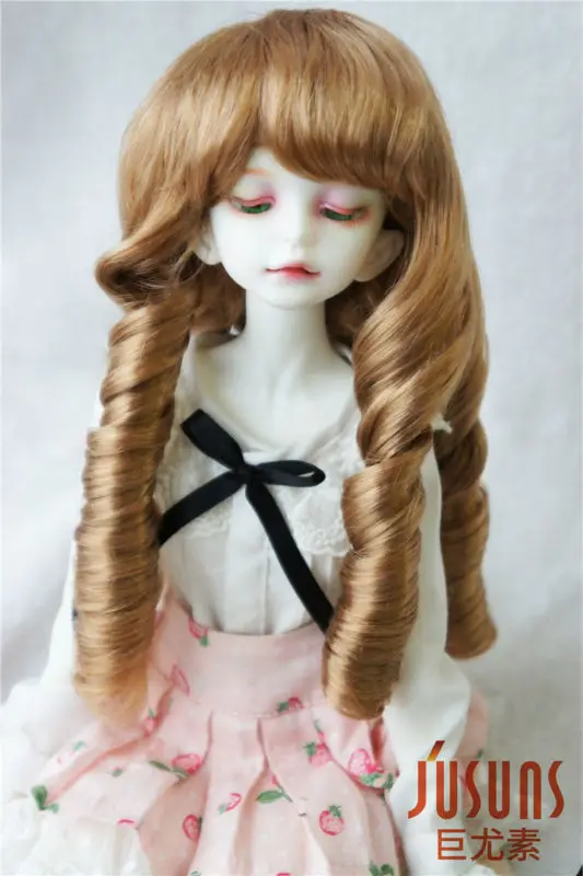 

JD153 1/4 YOSD Hot dog roll BJD wigs 7-8 inch Synthetic mohair doll wigs