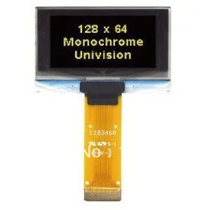 

FREE SHIPPING 5PCS/LOT 1.54" inch 128*64 12864 24Pins 24P Yellow OLED Display Module UG-2864ASYCG01