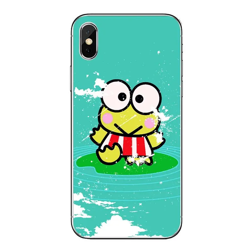For Samsung Galaxy A5 A6 A7 A8 A9 J4 J5 J7 J8 2017 2018 Plus Prime TPU Transparent Shell Covers Frogs A rainbow frog Green Print |