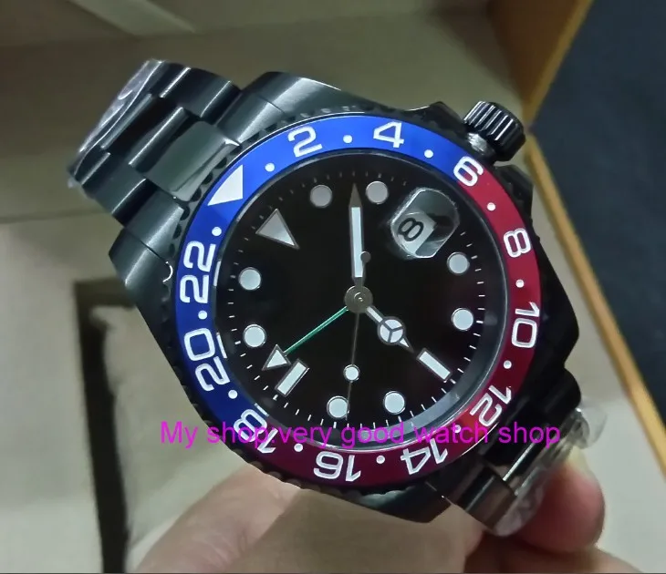 Sapphire crystal 40 мм PANRIS PVD чехол Азиатский автоматический самовсасывающий механизм