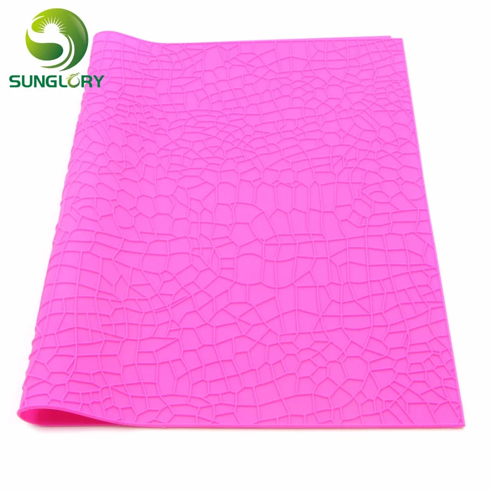 Свадебное украшение коврик под кожу крокодила силиконовая кружевная 3D форма