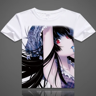 Fashion Men's T Shirt.Animation.Cartoon.Sankarea.05 . Cotton. Polyester | Мужская одежда