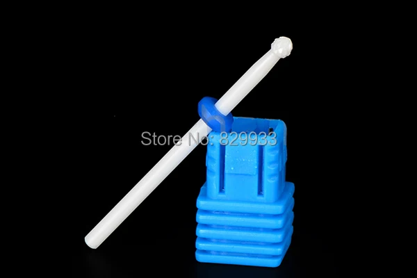 1PC Medium White Ceramic Nail Drill Bits Art Salon Chiropody Podiatry Manicure Pedicure Cuticle Clean Polisher Tools | Красота и