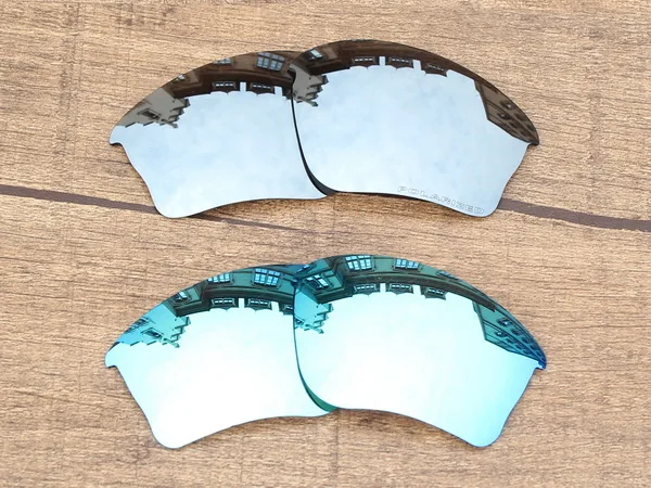Chrome and Ice Blue Vonxyz 20+ выбор цветов поляризованные Сменные линзы для-оправа половина куртки XLJ - Цвет линз: Chrome and Ice Blue
