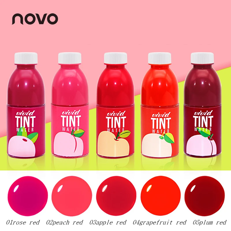 Блеск для губ NOVO Vivid жидкая помада с антипригарным покрытием 24H|Блеск губ| |