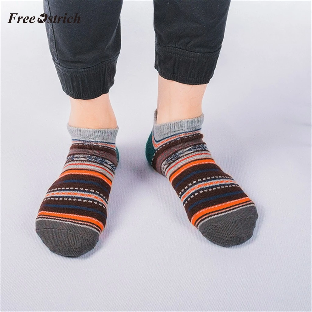 Бесплатная доставка мужские хлопковые короткие носки винтажные повседневные