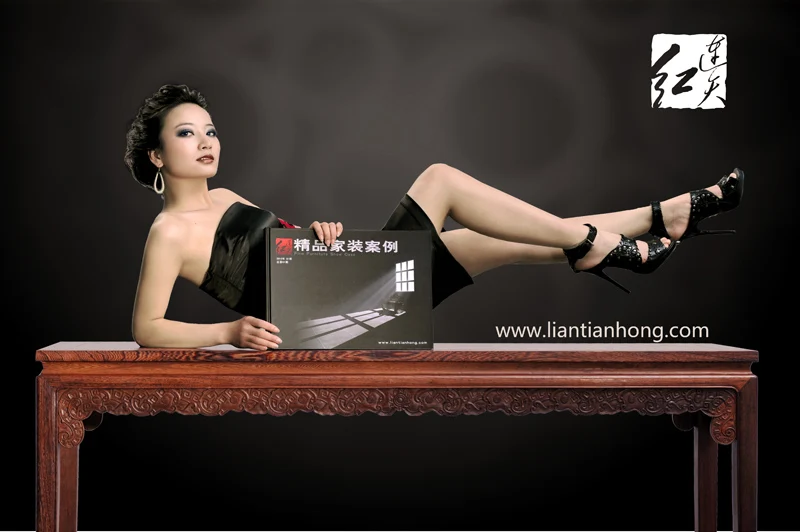 Длинный стол с рисунком дракона Китайская классическая мебель для рисования