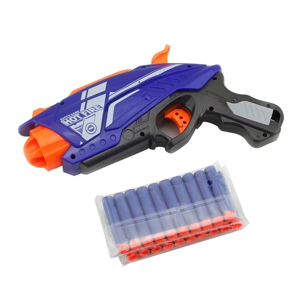 Для NERF Gun Elite Blaster с 20 мягкими пулями из ЭВА детское ружье игрушка для nerf guns детская