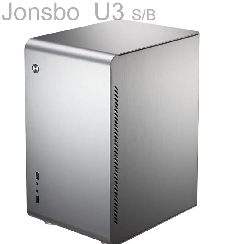 HTPC MATX Mini чехол алюминиевый компьютерный USB3.0 * 2 домашний кинотеатр компьютер Jonsbo