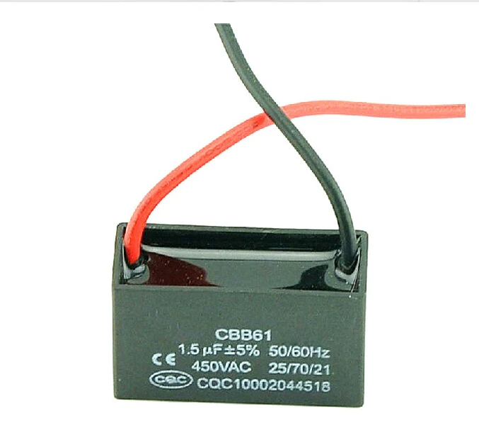 10 шт. IMC Горячая емкость CBB61 начальная 450 в перем. Тока 1 5 мкФ 2 проводный клеммный