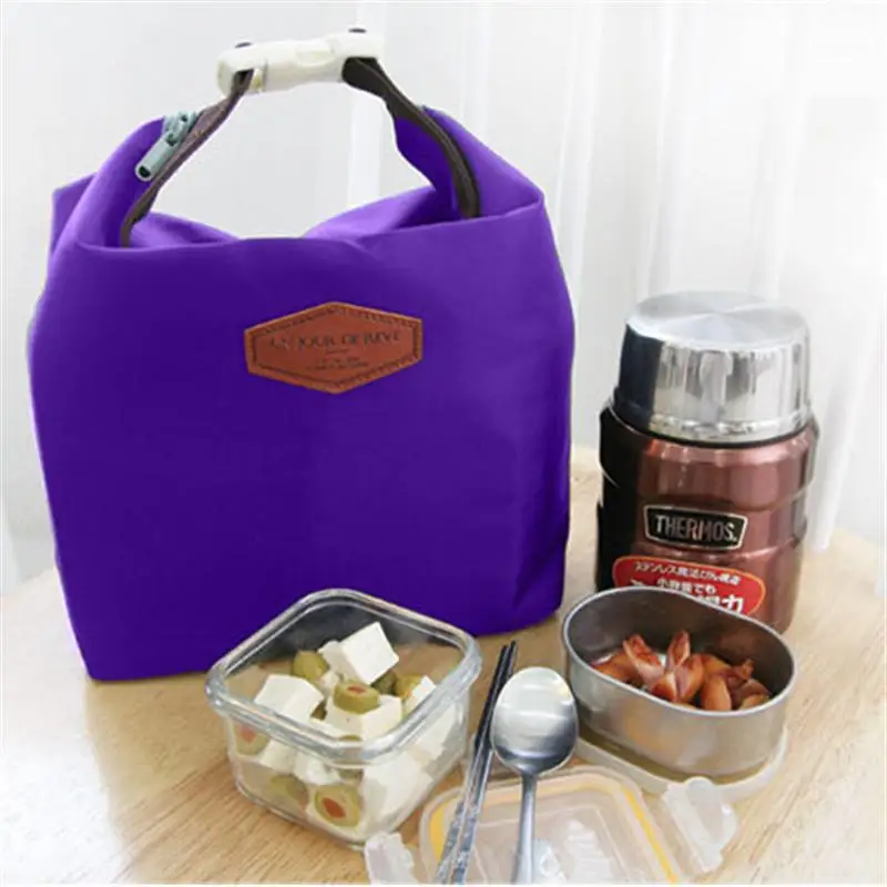 Портативная нейлоновая сумка на молнии для пикника тоут изолированная