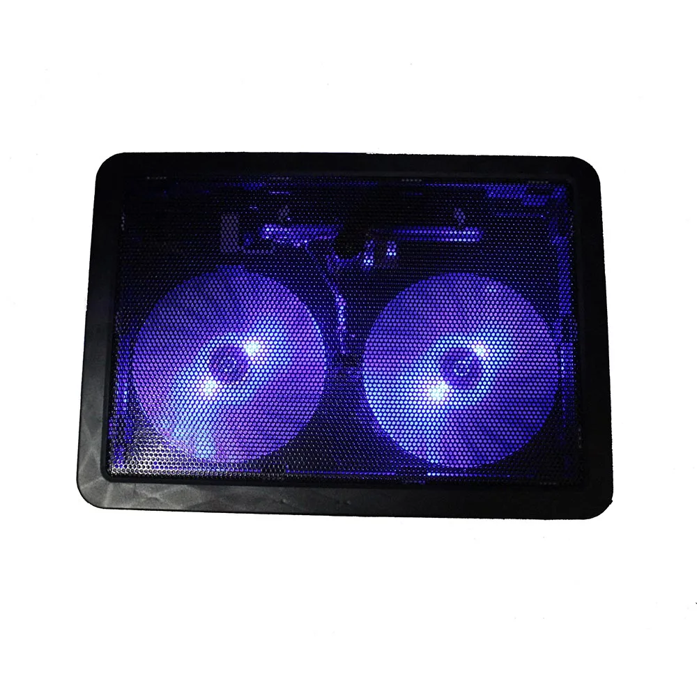 10 to 14.1 inch Laptop Cooler Pad Ultra Slim Blue Light Portable USB Powered 2 Fans Led Notebook Cooling Pad Quiet 10 to 14.1 inch Laptop Cooler Pad Ultra Slim Blue Light Portable USB Powered 2 Fans Led Notebook Cooling Pad Quiet