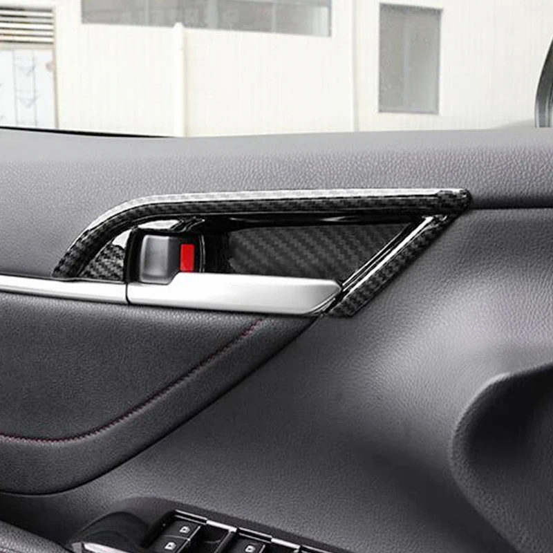 АБС-пластик для Toyota Camry 2018 2019 аксессуары внутренняя дверная ручка защитная рама