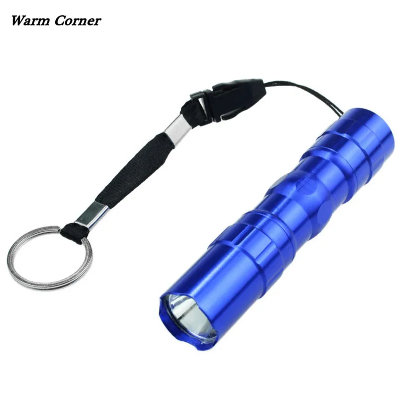 Фонарик 3 цвета мини свет Водонепроницаемый светодиодный фонарик лампа AA батарея
